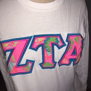 ZTA Zeta Tau Alpha Long Sleeve Top
